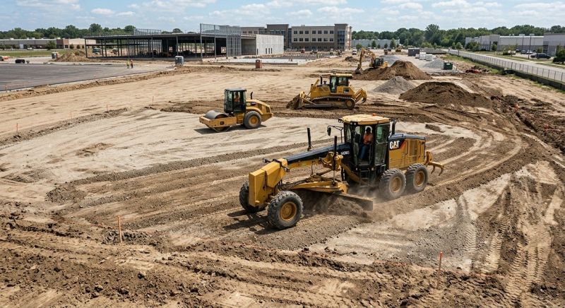 Parking Lot Leveling in Woodstock, GA